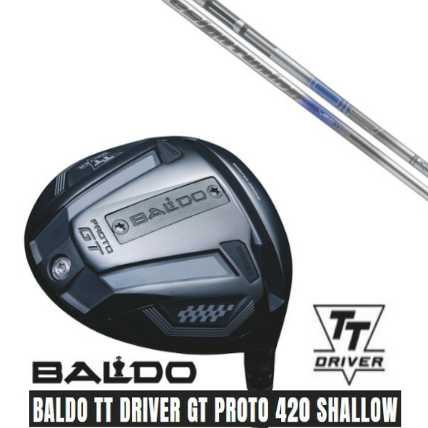 カスタムクラブ【 左右選択 】 正規販売店 2025 BALDO TT DRIVER GT PROTO 420 SHALLOW バルド TT ドライバー GT プロト 420 シャロー デザインチューニング VECTOR DWシリーズ ベクター シャフト オーダーメイド ゴルフクラブ