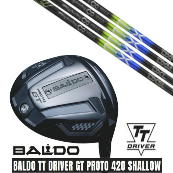 カスタムクラブ 【 左右選択 】正規販売店 2025 BALDO TT DRIVER GT PROTO 420 SHALLOW バルド TT ドライバー GT プロト 420 シャロー デザインチューニング Design Tuning M・・BIUS EX メビウスEX シャフト オーダーメイド ゴルフクラブ