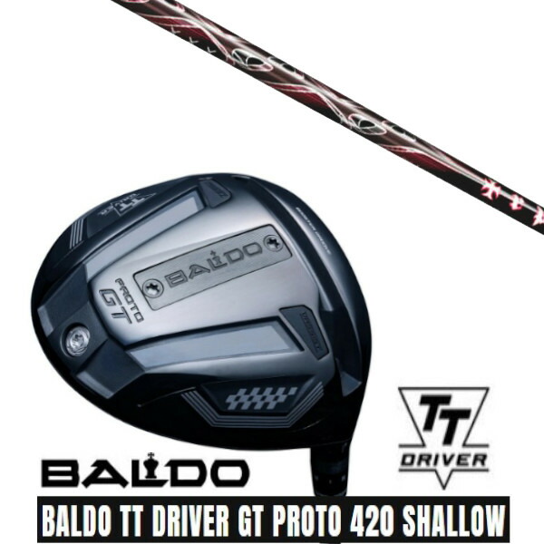 カスタムクラブ【 左右選択 】 正規販売店 2025 BALDO TT DRIVER GT PROTO 420 SHALLOW バルド TT ドライバー GT プロト 420 シャロー トリプルエックス TRPX X-line Concept エックスライン コンセプト シャフト オーダーメイド ゴルフクラブ