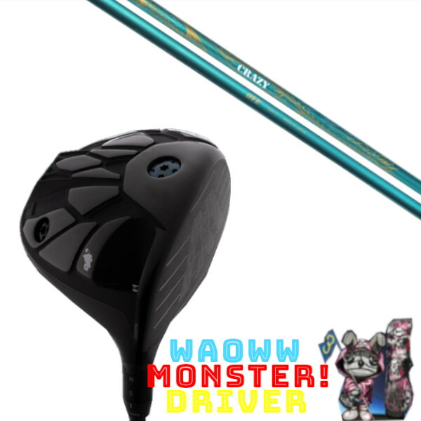カスタム野球クラブ Waoww MONSTER DRIVER ワオ 変わり種 １番ウッド CRAZY クレイジー RD OVE 立て坑 尖端押しかぶせる付き添い人 購入注文お手伝いさん