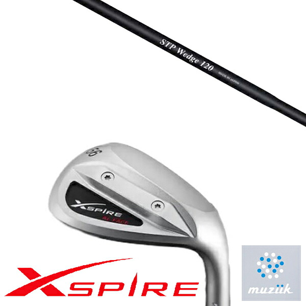 カスタムクラブ Muziik オーダーメイド ムジーク XSPIRE AL-FACE ウエッジ STP Wedge ステップ ウエッジ 120 130 ウェッジ用カーボンシャフト ウェッジシャフト CRAZY CRAZYシャフト｜ゴルフトゥエンティ