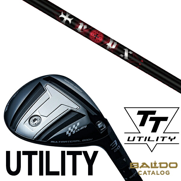 カスタムクラブ 左右選択 BALDO 2024 TTシリーズ UT / TRPX IRON アイアン シャフト|ゴルフトゥエンティ