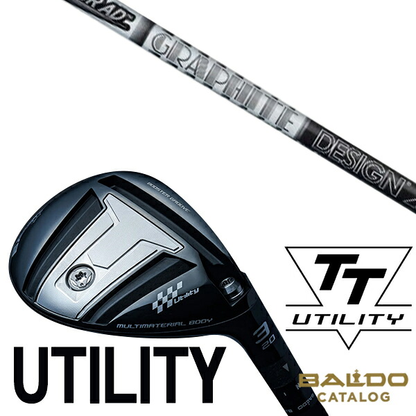 カスタム野球クラブ 決定づける選りわける BALDO 2024 TTつづき物 UT / グラファイトデザイン Tour AD AD-55-95 アイアン 立て坑