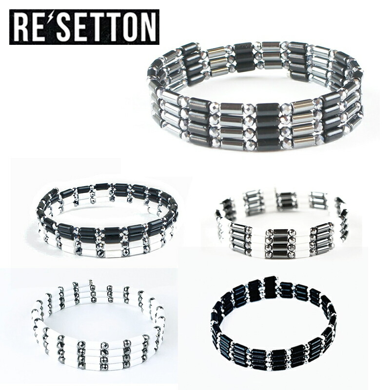 楽天市場】磁気アクセサリー Re'setton リセットン ホワイト 50cm/70cm