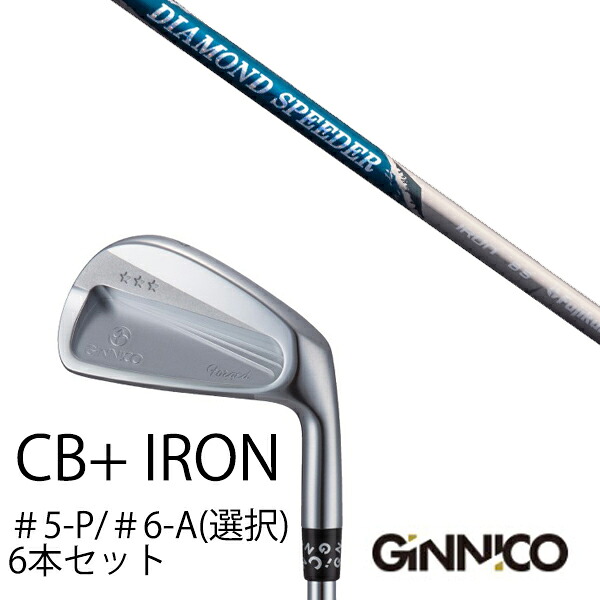 カスタム野球クラブ 6本書き割り / イオン運動競技 ジニコ GINNICO CB+ Iron #5-P ＃6-A 番手選りわける / DIAMOND Speeder IRON ダイヤモンドスピーダー フジクラ / EONSPORTS