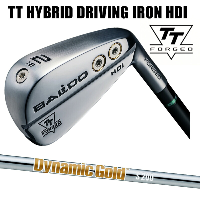 カスタムクラブ BALDO TTシリーズ ハイブリッドアイアン HYBRID DRIVING IRON HDI SATIN / トゥルーテンパー Dynamic Gold HT アイアン シャフト|ゴルフトゥエンティ