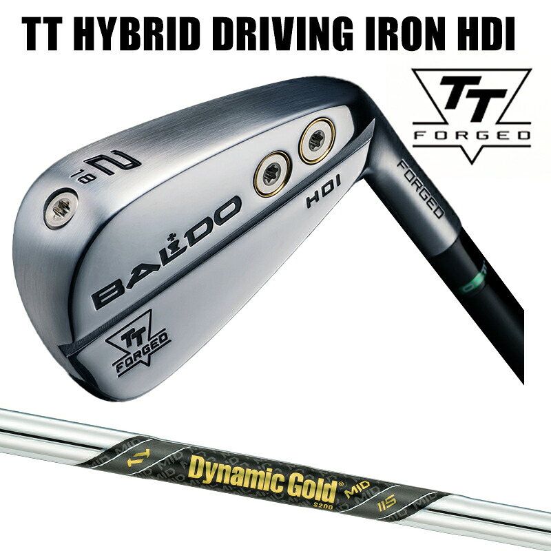 カスタムクラブ BALDO TTシリーズ ハイブリッドアイアン HYBRID DRIVING IRON HDI SATIN / トゥルーテンパー Dynamic Gold MID 115 アイアン シャフト｜ゴルフトゥエンティ