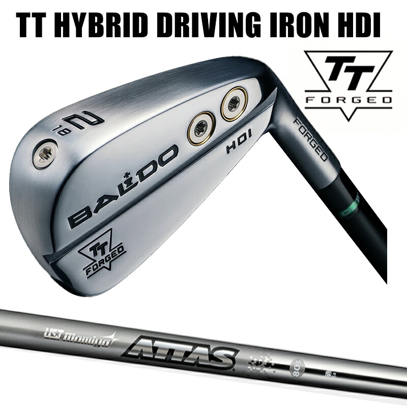 カスタムクラブ BALDO TTシリーズ ハイブリッドアイアン HYBRID DRIVING IRON HDI SATIN / USTマミヤ ATTAS IRON 40R - 80S アイアン シャフト|ゴルフトゥエンティ
