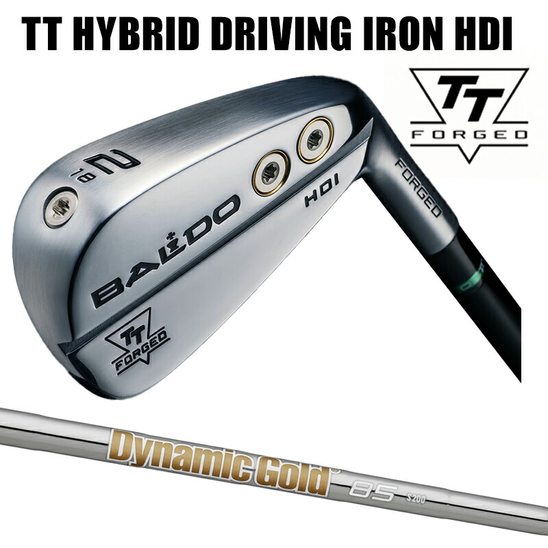 カスタムクラブ BALDO TTシリーズ ハイブリッドアイアン HYBRID DRIVING IRON HDI SATIN / トゥルーテンパー Dynamic Gold MID 115 アイアン シャフト｜ゴルフトゥエンティ
