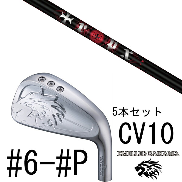 カスタムクラブ エミリットバハマ カールヴィンソン CV10 アイアン #6-#P 5本セット / トリプルエックス アイアン