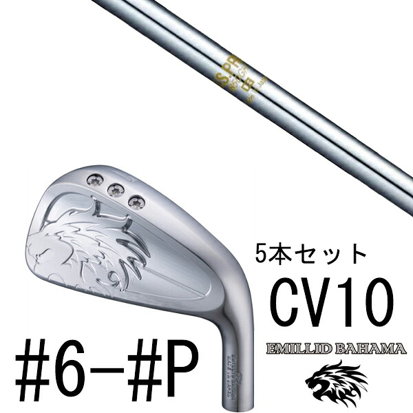 カスタムクラブ エミリットバハマ カールヴィンソン CV10 アイアン #6-#P 5本セット / NSプロ 850GH エヌエスプロ 日本シャフト 83,600円