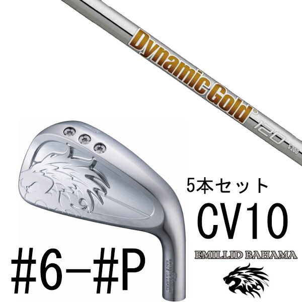 カスタム野球クラブ エミリットバハマ カールヴィンソン CV10 アイアン #6-#P 5本仕掛ける / ダイナミックゴールド 120 DG120 トゥルーテンパー アイアン-メンズクラブ-スポーツ・アウトドア