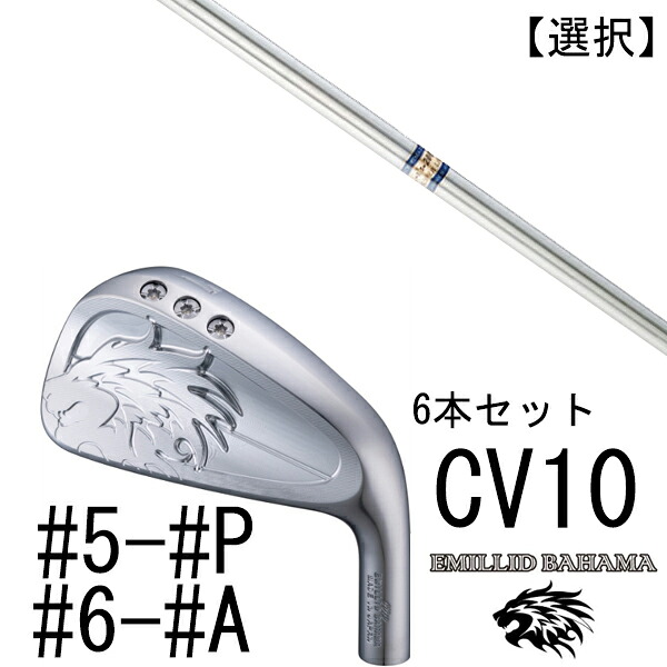 カスタムクラブ エミリットバハマ カールヴィンソン CV10 アイアン #5-#P #6-#A 6本セット 番手選択 / K's-2001α ケーズ2001アルファ 島田ゴルフ製作所