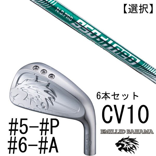 カスタムクラブ エミリットバハマ カールヴィンソン CV10 アイアン #5-#P #6-#A 6本セット 番手選択 / NSプロ 950GHneo エヌエスプロ 950GHネオ 日本シャフト