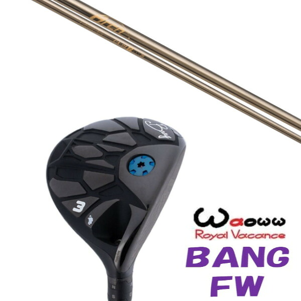 カスタムクラブ Waoww BANG FW ワオ バン フェアウェイウッド Arch golf アーチゴルフ CA-01P ドライバーシャフト ヘッドカバー付き オーダーメイド｜ゴルフトゥエンティ 65,373円