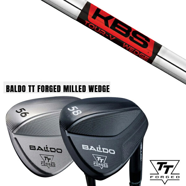 左右 / カスタムクラブ 2024年モデル バルド TT フォージド ミルド ウェッジ ツアーサテン ツアーブラック / K's-Wedge WH120 ケーズウェッジ 島田ゴルフ｜ゴルフトゥエンティ
