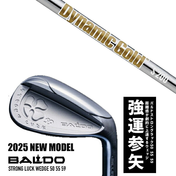 カスタムクラブ 2025年モデル バルド ストロング ラック ウエッジ BALDO STRONG LUCK WEDGE / ダイナミックゴールド HT アイアン / 5営業日以内の発送｜ゴルフトゥエンティ