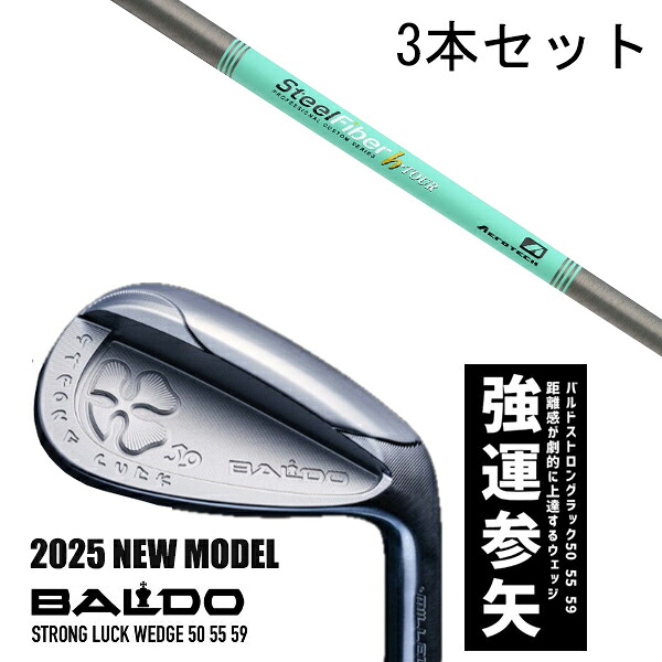 カスタム野球クラブ 【3本書き割り】 2025年ひな形 バルド 同盟罷工ロング 仕合わせ ウエッジ BALDO STRONG LUCK WEDGE / スチール写真衣料繊維 H周遊旅行 続きもの アイアン / 5取り引き日以内の送りとどける