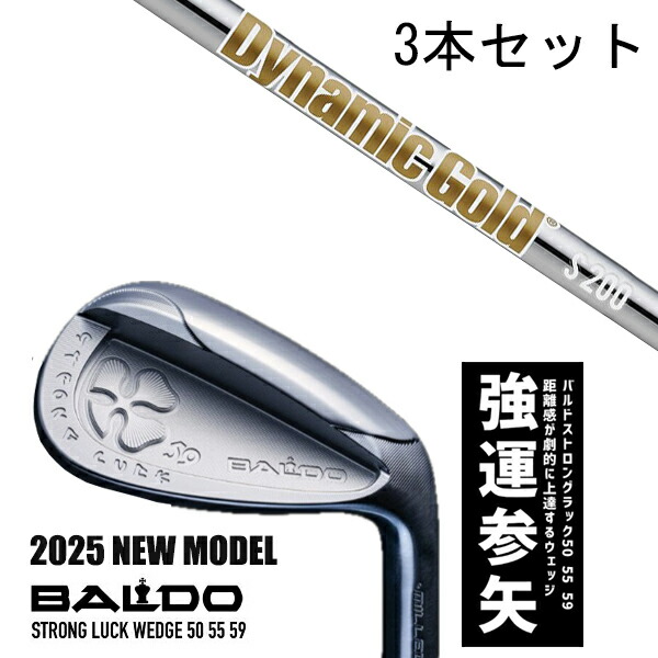 カスタム野球クラブ 【3本書き割り】 2025年ひな形 バルド 同盟罷工ロング 仕合わせ ウエッジ BALDO STRONG LUCK WEDGE / ダイナミックゴールド HT アイアン / 5取り引き日以内の送りとどける