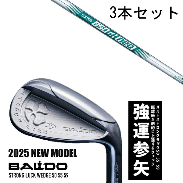 カスタム野球クラブ 【3本書き割り】 2025年ひな形 バルド 同盟罷工ロング 仕合わせ ウエッジ BALDO STRONG LUCK WEDGE / NS労働者階級 850GHネオ 日本矢がら アイアン / 5取り引き日以内の送りとどける