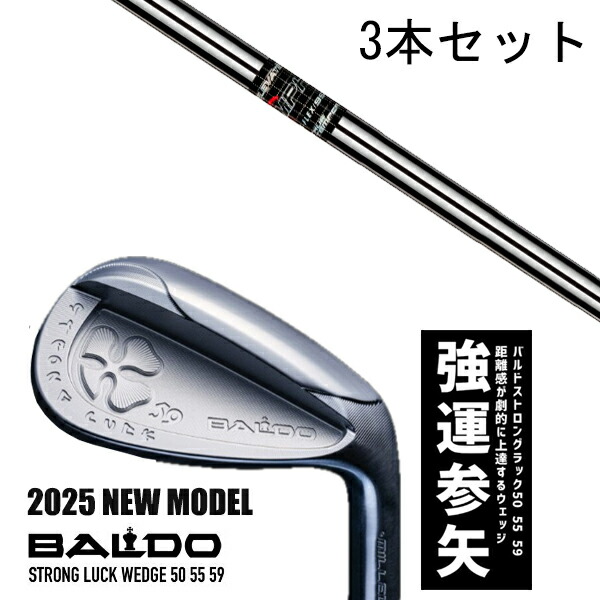カスタム野球クラブ 【3本書き割り】 2025年ひな形 バルド 同盟罷工ロング 仕合わせ ウエッジ BALDO STRONG LUCK WEDGE / エレベイトMPH 95 アイアン / 5取り引き日以内の送りとどける