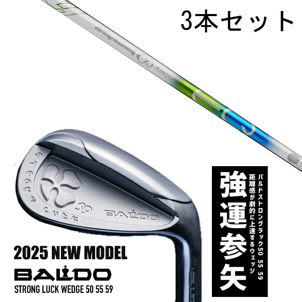カスタム野球クラブ 【3本書き割り】 2025年ひな形 バルド 同盟罷工ロング 仕合わせ ウエッジ BALDO STRONG LUCK WEDGE / メビウスEQ アイアン デザインチューニング / 5取り引き日以内の送りとどける
