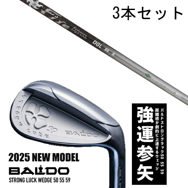 カスタム野球クラブ 【3本書き割り】 2025年真似形 バルド 同盟罷業ロング 仕合わせ ウエッジ BALDO STRONG LUCK WEDGE / ファイアー急行列車 DGL アイアン / 5取り引き日以内の送りとどける