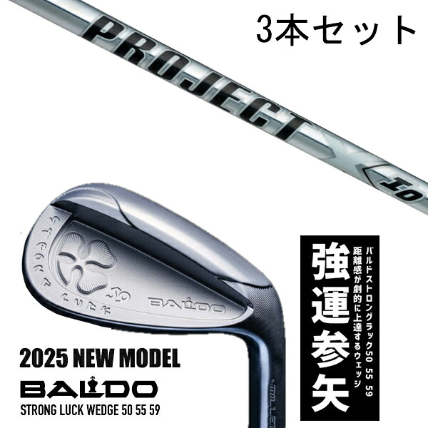 カスタム野球クラブ 【3本書き割り】 2025年ひな形 バルド 同盟罷工ロング 仕合わせ ウエッジ BALDO STRONG LUCK WEDGE / 事業計画Ｘ IO アイアン / 5取り引き日以内の送りとどける