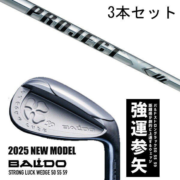 カスタム野球クラブ 【3本書き割り】 2025年ひな形 バルド 同盟罷工ロング 仕合わせ ウエッジ BALDO STRONG LUCK WEDGE / 事業計画Ｘ UL アイアン / 5取り引き日以内の送りとどける