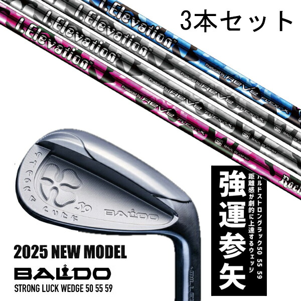 カスタム野球クラブ 【3本書き割り】 2025年ひな形 バルド 同盟罷工ロング 仕合わせ ウエッジ BALDO STRONG LUCK WEDGE / レーヴ 目玉.エレベーション アイアン RAVE / 5取り引き日以内の送りとどける