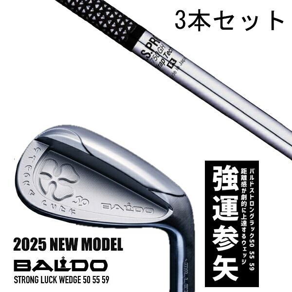 カスタム野球クラブ 【3本書き割り】 2025年ひな形 バルド 同盟罷工ロング 仕合わせ ウエッジ BALDO STRONG LUCK WEDGE / NS労働者階級 750GH 日本矢がら アイアン / 5取り引き日以内の送りとどける
