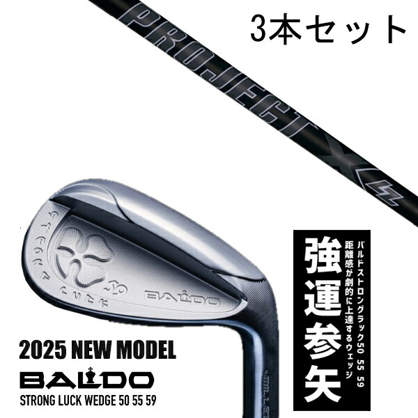 カスタム野球クラブ 【3本書き割り】 2025年ひな形 バルド 同盟罷工ロング 仕合わせ ウエッジ BALDO STRONG LUCK WEDGE / 事業計画Ｘ LZ オール黒いこと アイアン / 5取り引き日以内の送りとどける