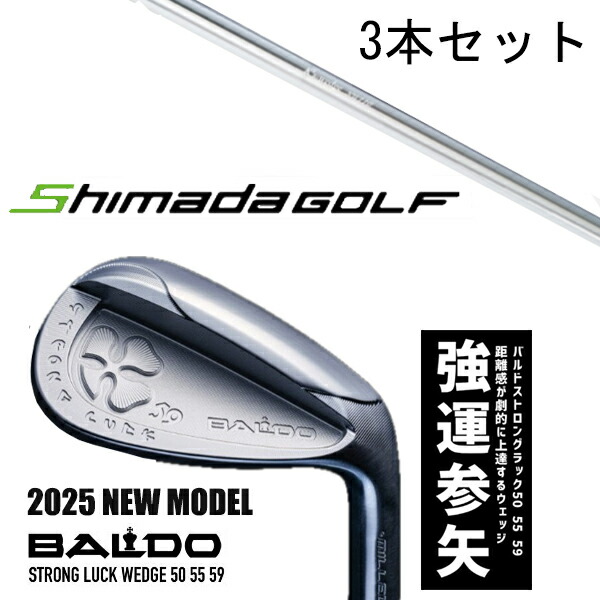 カスタム野球クラブ 【3本書き割り】 2025年真似形 バルド 同盟罷業ロング 仕合わせ ウエッジ BALDO STRONG LUCK WEDGE / ケーズ ウエッジ NW110 島田ゴルフ製造所 / 5取り引き日以内の送りとどける