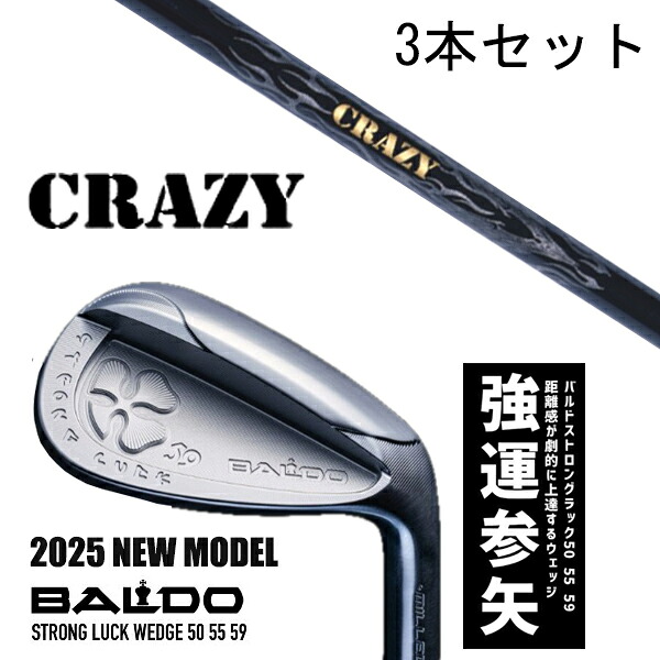 カスタム野球クラブ 【3本書き割り】 2025年ひな形 バルド 同盟罷工ロング 仕合わせ ウエッジ BALDO STRONG LUCK WEDGE / クレイジー プロト ウエッジ / 5取り引き日以内の送りとどける