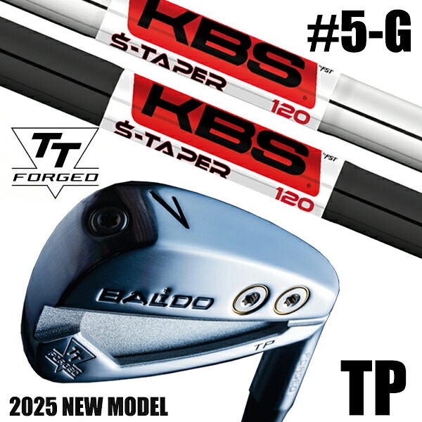 カスタムクラブ 正規販売店 【5-G 7本セット】 2025年モデル バルド TTシリーズ フォージド ツアー ポケット アイアン TP / BALDO TT FORGED TOUR POCKET IRON TP SATIN / KBS Sテーパー S-TAPER アイアン / 5営業日以内の発送|ゴルフトゥエンティ