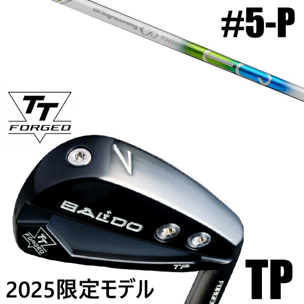 限定モデル カスタムクラブ 正規販売店 【5-P 6本セット】 2025年モデル バルド TTシリーズ フォージド ツアー ポケット アイアン TP / BALDO TT FORGED TOUR POCKET IRON TP BLACK / メビウスEQ アイアン デザインチューニング / 5営業日以内の発送