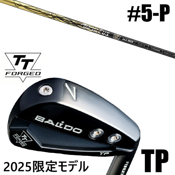 限定モデル カスタムクラブ 正規販売店 【5-P 6本セット】 2025年モデル バルド TTシリーズ フォージド ツアー ポケット アイアン TP / BALDO TT FORGED TOUR POCKET IRON TP BLACK / バシレウス ボロン アイアン / 5営業日以内の発送｜ゴルフトゥエンティ