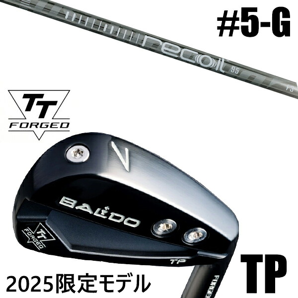 限定モデル カスタムクラブ 正規販売店 【5-G 7本セット】 2025年モデル バルド TTシリーズ フォージド ツアー ポケット アイアン TP / BALDO TT FORGED TOUR POCKET IRON TP BLACK / リコイル660 アイアンシャフト USTマミヤ / 5営業日以内の発送｜ゴルフトゥエンティ