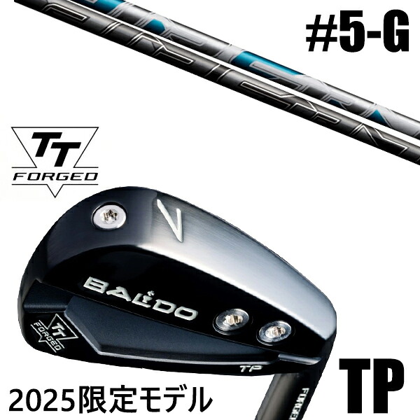 限定モデル カスタムクラブ 正規販売店 【5-G 7本セット】 2025年モデル バルド TTシリーズ フォージド ツアー ポケット アイアン TP / BALDO TT FORGED TOUR POCKET IRON TP BLACK / エアースピーダー アイアンシャフト フジクラ / 5営業日以内の発送