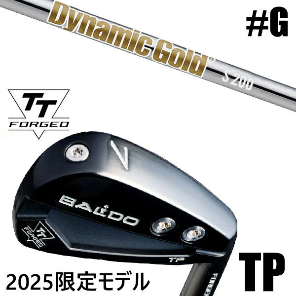 限定モデル カスタムクラブ 正規販売店 【GW 単品】 2025年モデル バルド TTシリーズ フォージド ツアー ポケット アイアン TP / BALDO TT FORGED TOUR POCKET IRON TP BLACK / ダイナミックゴールド HT アイアン / 5営業日以内の発送