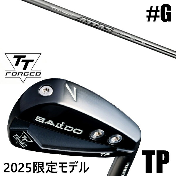限定モデル カスタムクラブ 正規販売店 【GW 単品】 2025年モデル バルド TTシリーズ フォージド ツアー ポケット アイアン TP / BALDO TT FORGED TOUR POCKET IRON TP BLACK / アッタスアイアン 115S.115X USTマミア / 5営業日以内の発送
