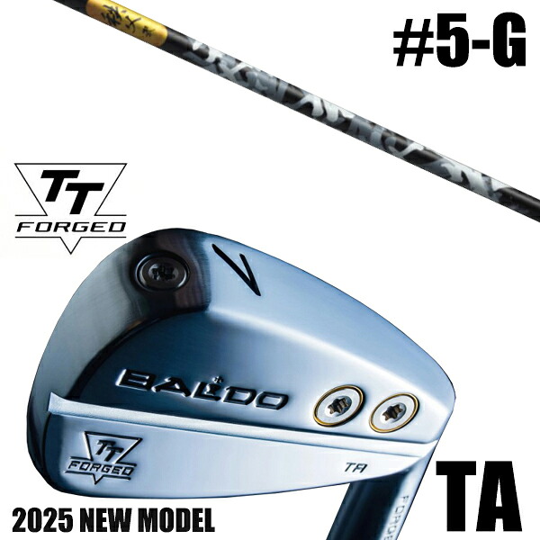左右選択 / カスタムクラブ 正規販売店 【5-G 7本セット】 2025年モデル バルド TTシリーズ フォージド ツアー エアーアイアン TA / BALDO TT FORGED TOUR AIR IRON TA SATIN / 秩父 弐 アイアン グラファイトデザイン / 5営業日以内の発送
