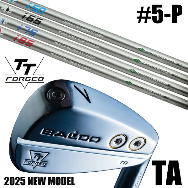 左右選択 / カスタムクラブ 正規販売店 【5-P 6本セット】 2025年モデル バルド TTシリーズ フォージド ツアー エアーアイアン TA / BALDO TT FORGED TOUR AIR IRON TA SATIN / ファイアーエクスプレス スピリッツ アイアン / 5営業日以内の発送｜ゴルフトゥエンティ