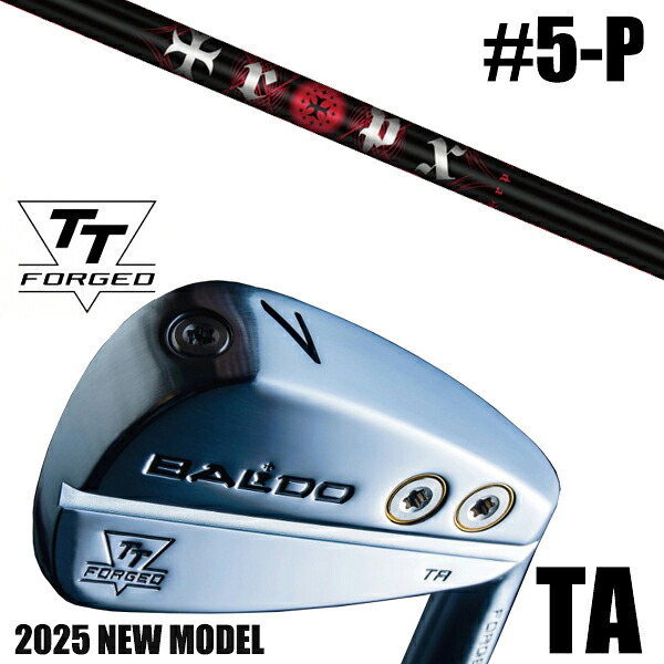 左右選択 / カスタムクラブ 正規販売店 【5-P 6本セット】 2025年モデル バルド TTシリーズ フォージド ツアー エアーアイアン TA / BALDO TT FORGED TOUR AIR IRON TA SATIN / トリプルエックス アイアン / 5営業日以内の発送|ゴルフトゥエンティ
