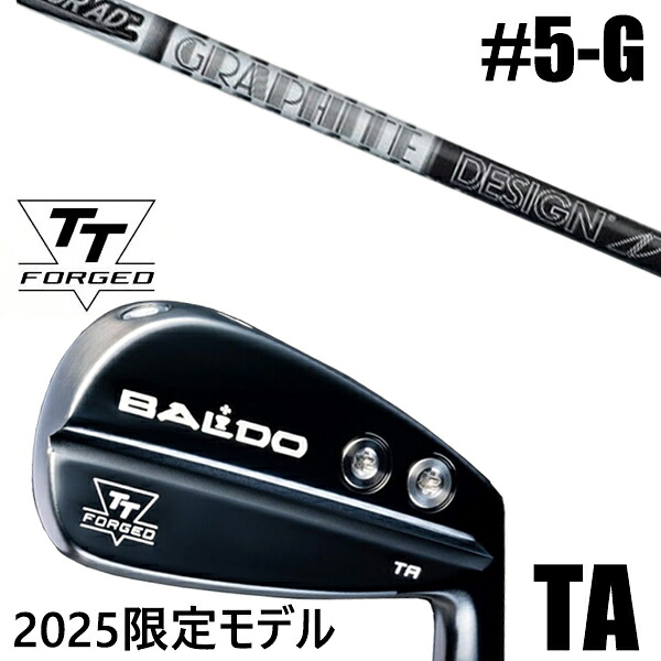 限定モデル カスタムクラブ 正規販売店 【5-G 7本セット】 2025年モデル バルド TTシリーズ フォージド ツアー エアーアイアン TA / BALDO TT FORGED TOUR AIR IRON TA BLACK / ツアーAD AD-105 115 アイアン / 5営業日以内の発送