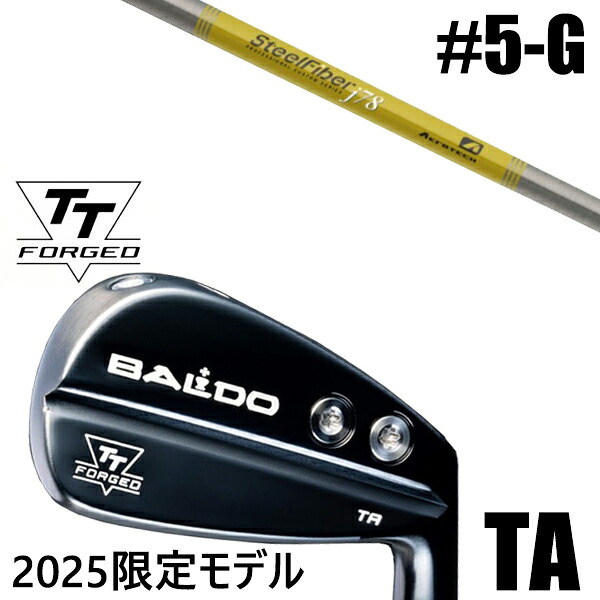 左右選択 / カスタムクラブ 正規販売店 【5-G 7本セット】 2025年モデル バルド TTシリーズ フォージド ツアー エアーアイアン TA / BALDO TT FORGED TOUR AIR IRON TA BLACK / スチールファイバー J シリーズ アイアン / 5営業日以内の発送
