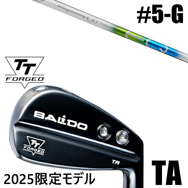 左右選択 / カスタムクラブ 正規販売店 【5-G 7本セット】2025年モデル バルド TTシリーズ フォージド ツアー エアーアイアン TA / BALDO TT FORGED TOUR AIR IRON TA BLACK / メビウスEQ アイアン デザインチューニング / 5営業日以内の発送|ゴルフトゥエンティ