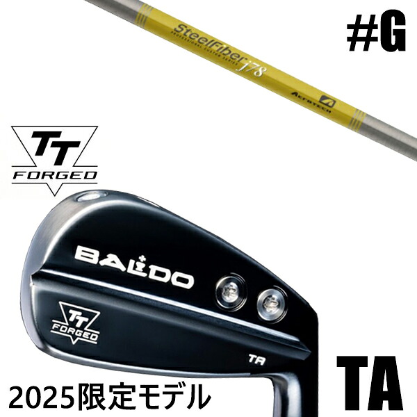 限定モデル カスタムクラブ 正規販売店 【GW 単品】 2025年モデル バルド TTシリーズ フォージド ツアー エアーアイアン TA / BALDO TT FORGED TOUR AIR IRON TA BLACK / スチールファイバー J シリーズ アイアン / 5営業日以内の発送