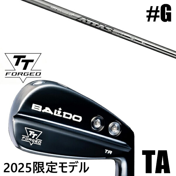 限定モデル カスタムクラブ 正規販売店 【GW 単品】 2025年モデル バルド TTシリーズ フォージド ツアー エアーアイアン TA / BALDO TT FORGED TOUR AIR IRON TA BLACK / アッタスアイアン 40R-80S USTマミア / 5営業日以内の発送