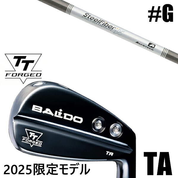 限定モデル カスタムクラブ 正規販売店 【GW 単品】 2025年モデル バルド TTシリーズ フォージド ツアー エアーアイアン TA / BALDO TT FORGED TOUR AIR IRON TA BLACK / スチールファイバー Iシリーズ パラレル アイアン / 5営業日以内の発送｜ゴルフトゥエンティ